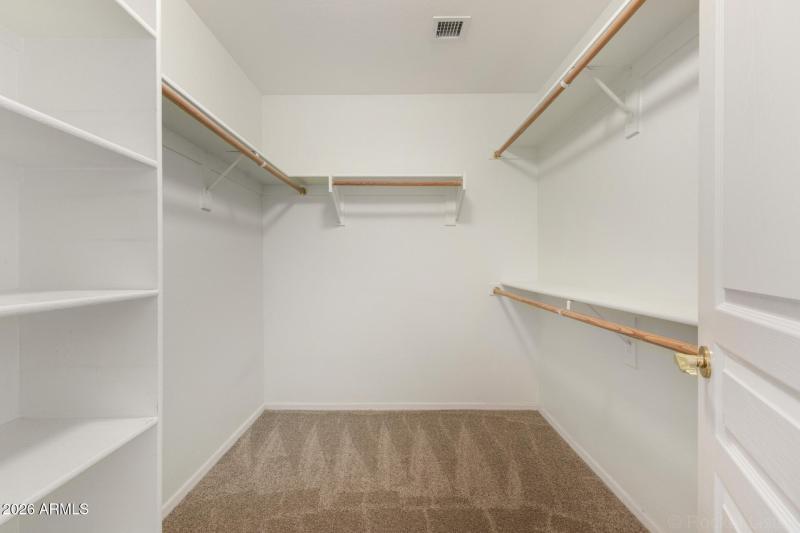 Large walk in closet - Primary BR