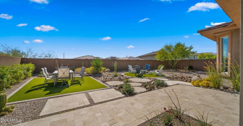 Large beautiful backyard