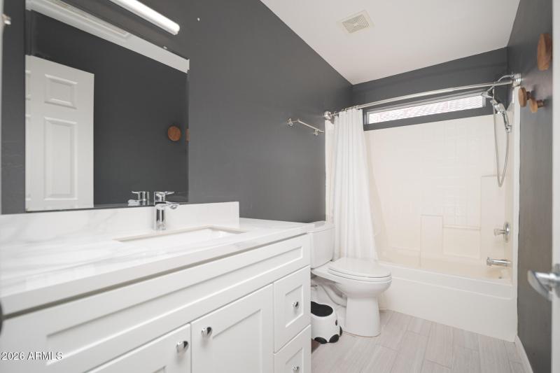 secondary bath upstairs