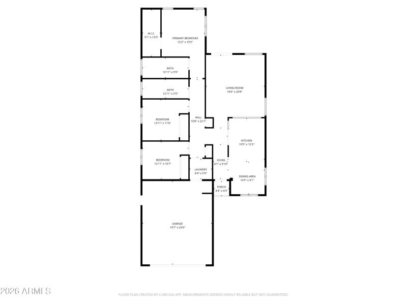 Floorplan. 19384 W Adams