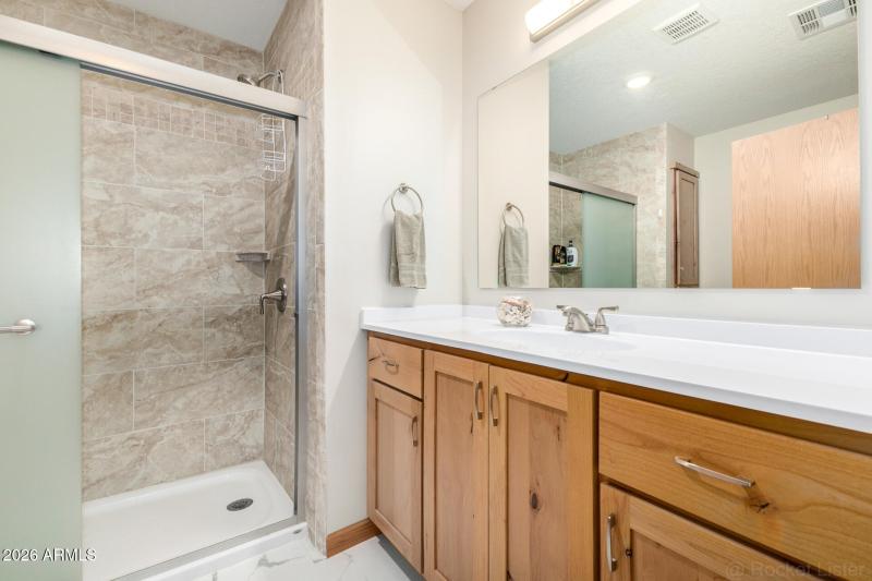 Primary Bathroom with Step-In Shower