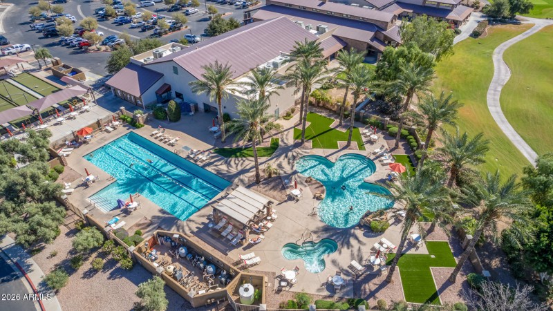 COMMUNITY POOL AREA AERIAL