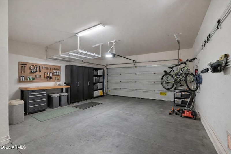 Spacious attached Garage