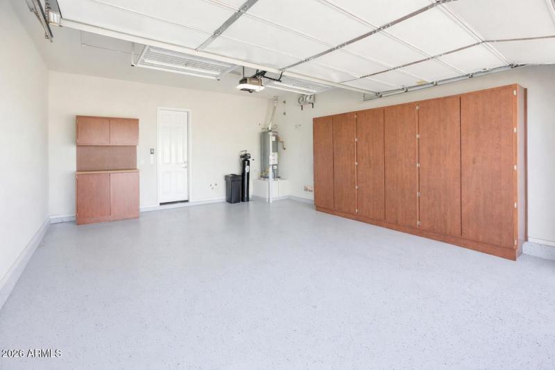 Clean and spacious garage setup