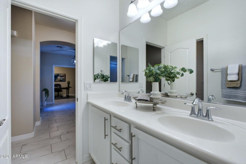 Guest Bathroom Dual Vanilty