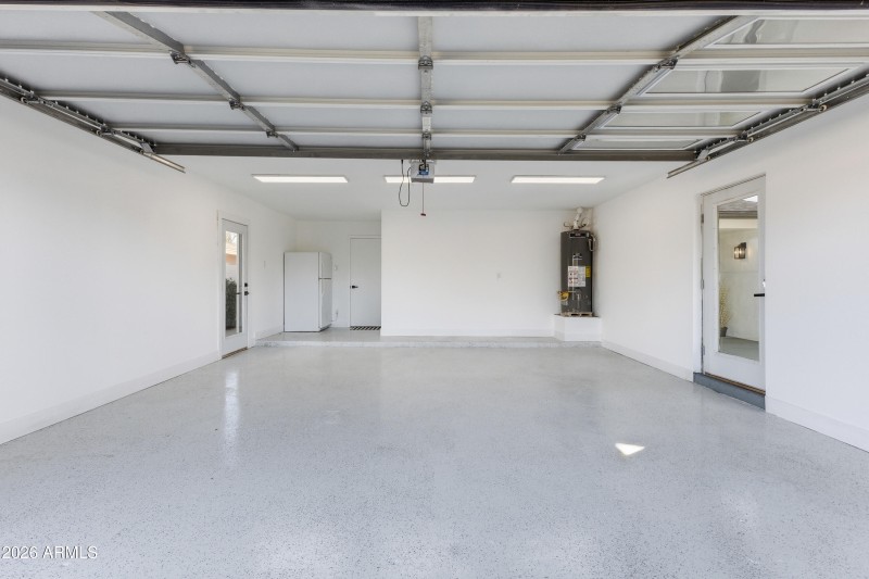 New Garage with Epoxy Floor