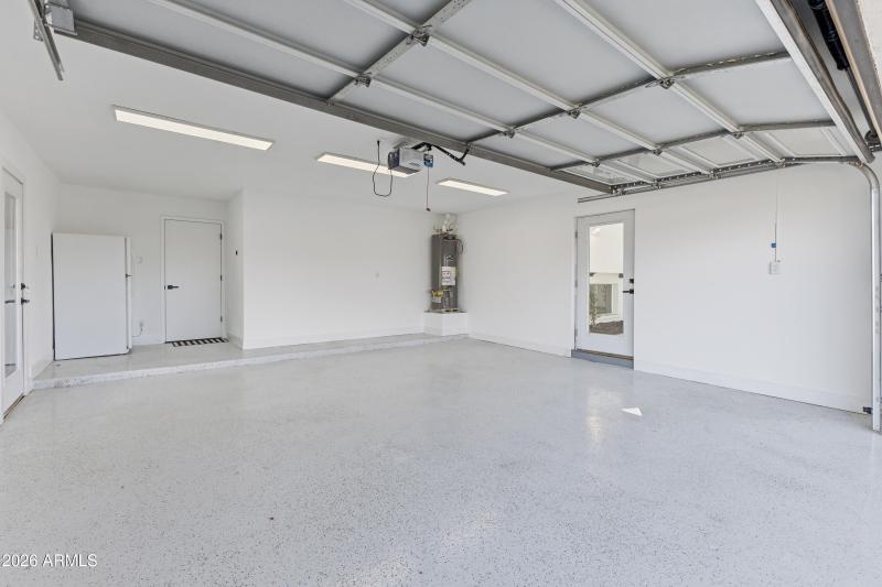 New Garage with Epoxy Floor