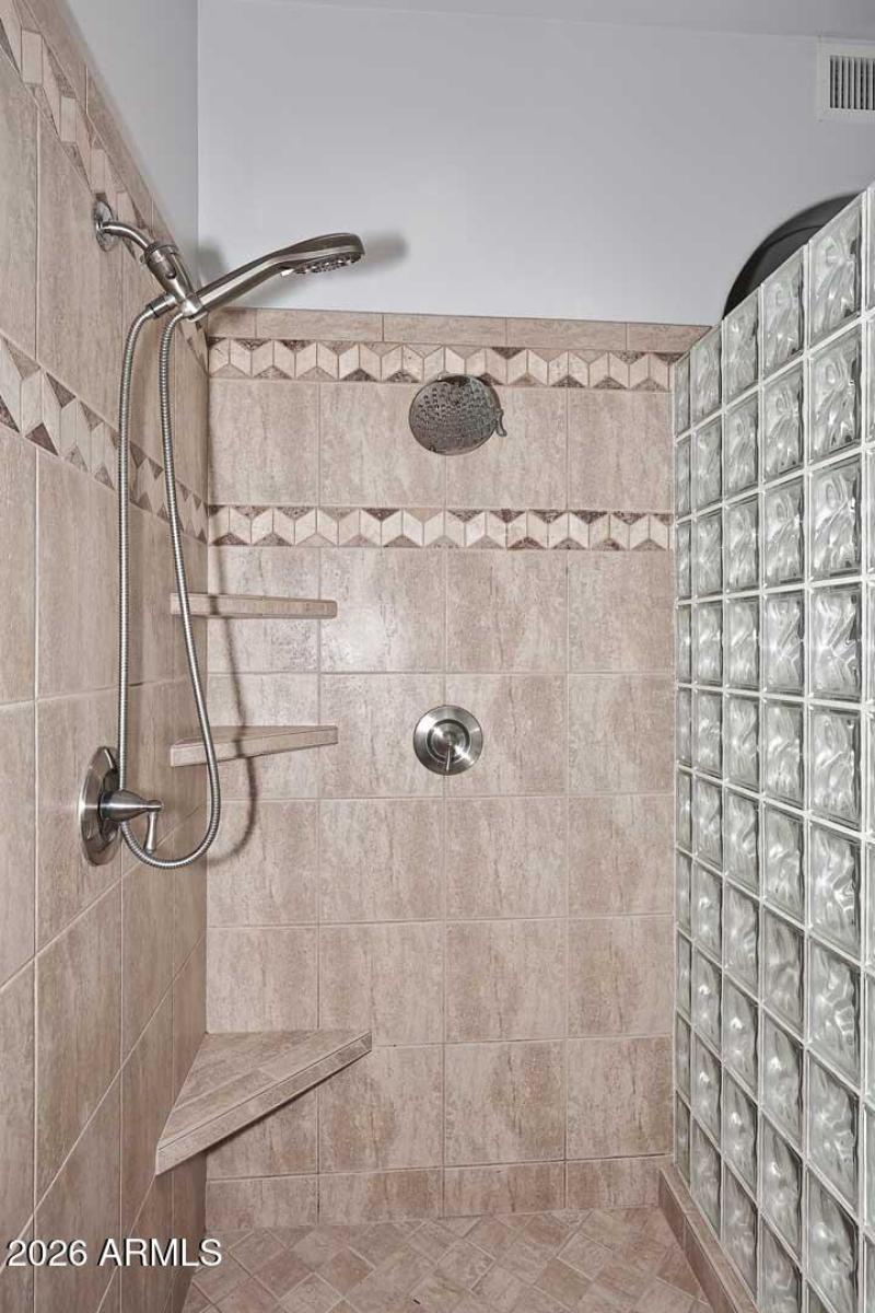Primary Bath-Dual Head Shower