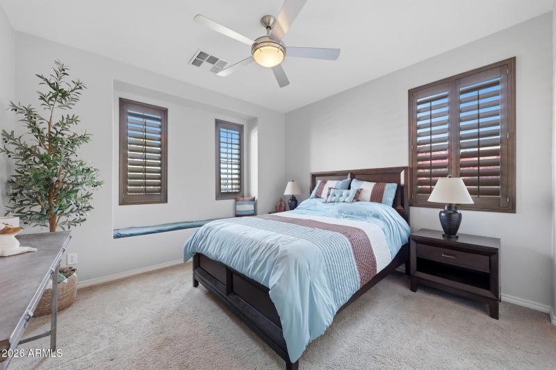 Guest bed front of home