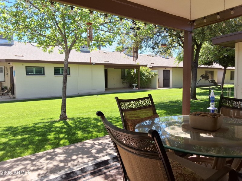 Covered Patio / Greenway
