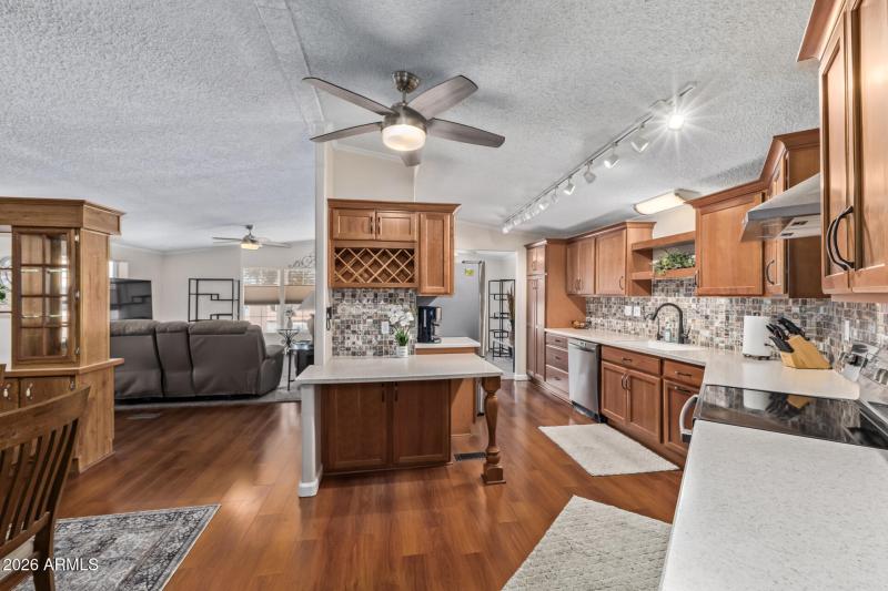 Kitchen with Stainless appliances