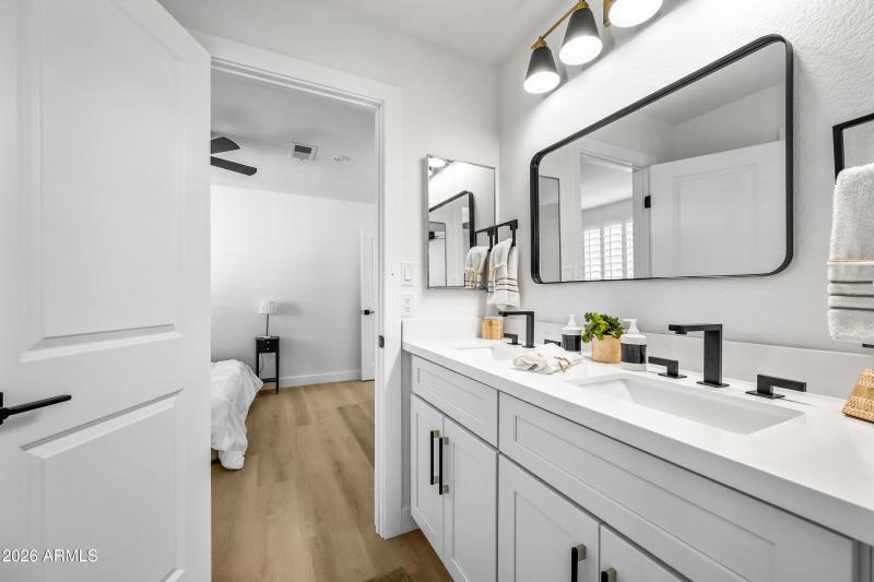 Upstairs Jack and Jill Bathroom