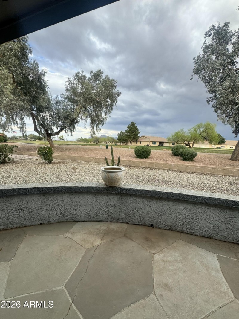 Looking at golf course