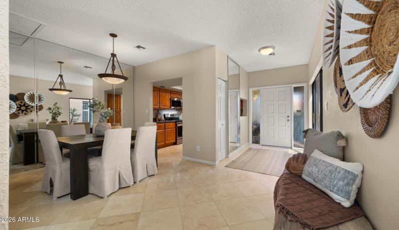 Dining/Kitchen/Entrance