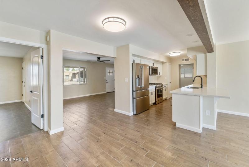 Family to Kitchen/Living