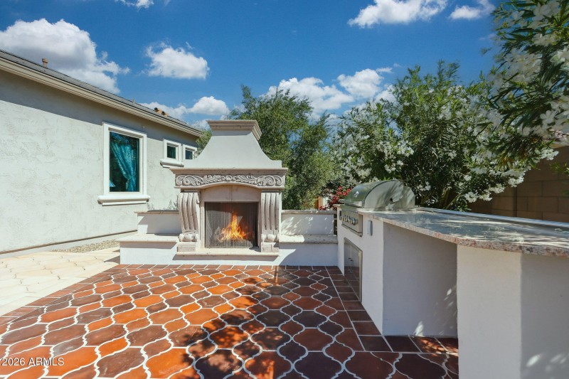 Outdoor Fireplace