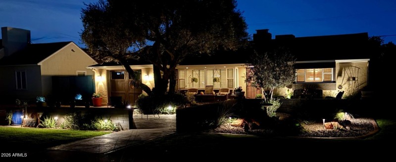 Front at night