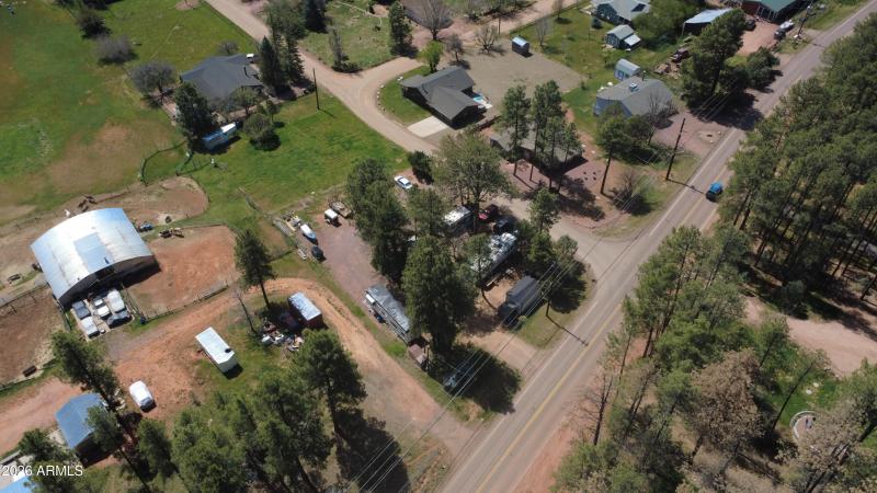 Front left corner of pine rd