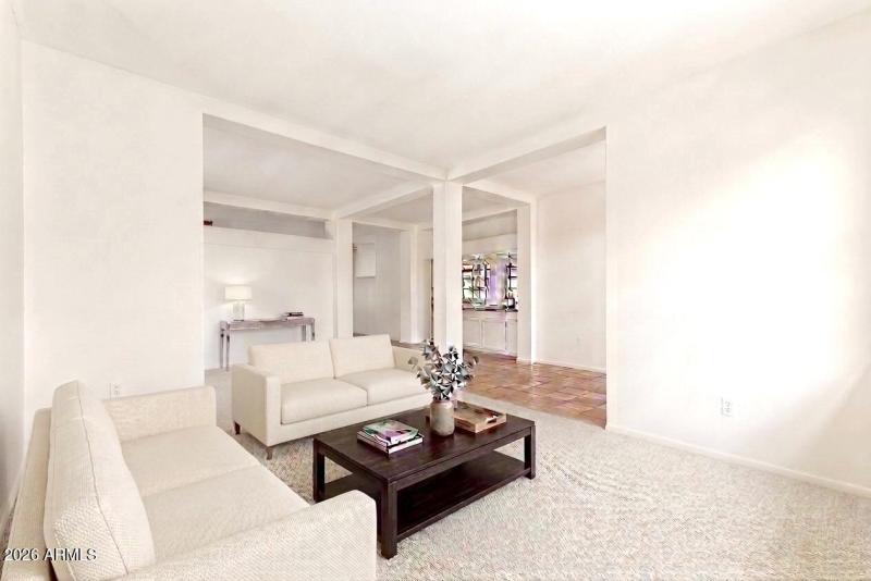 Living Room Virtually Enhanced