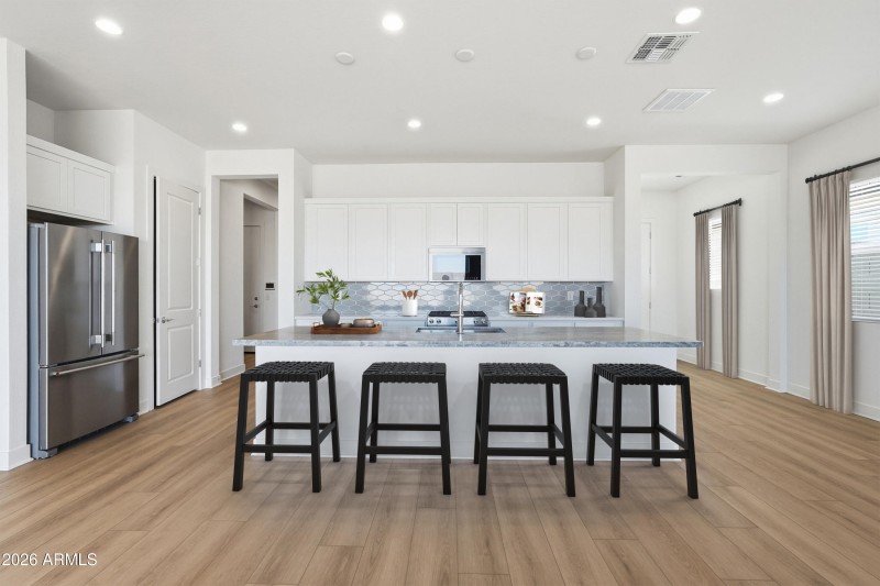 Staged Kitchen
