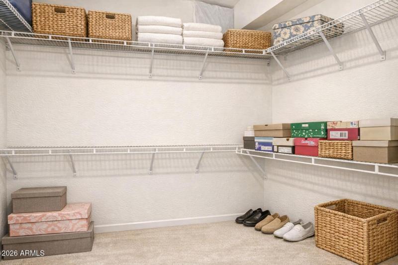 Primary walk-in closet