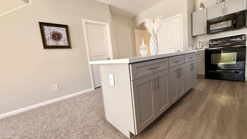 Large kitchen island