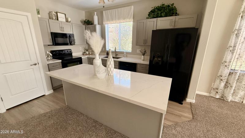Beautiful quartz countertop