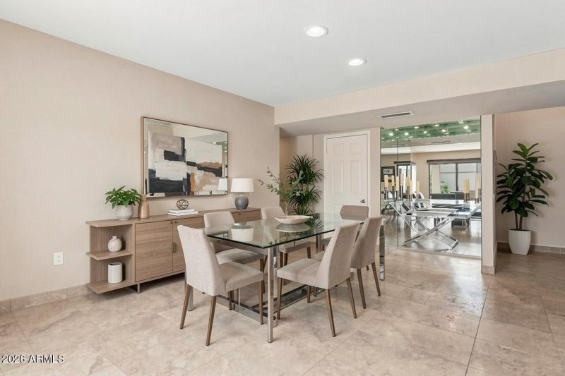 Virtually Staged Kitchen/Dining