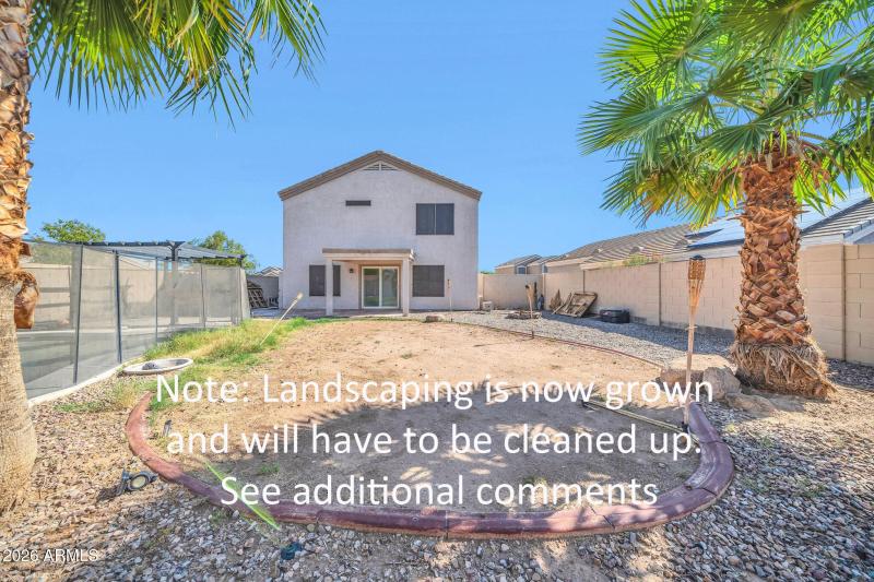 12510 W Santa Fe Ln landscaping update