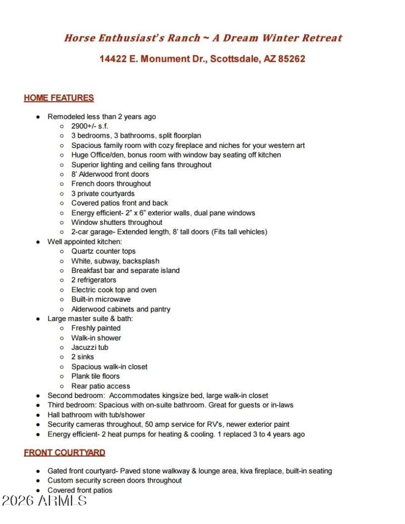 Features and Upgrades. Pg.1