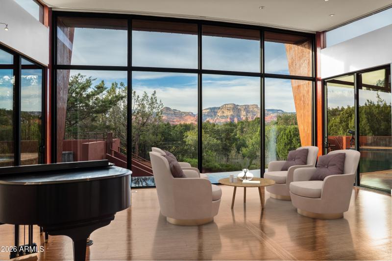 GREAT ROOM WITH FLOOR TO CEILING WINDOWS