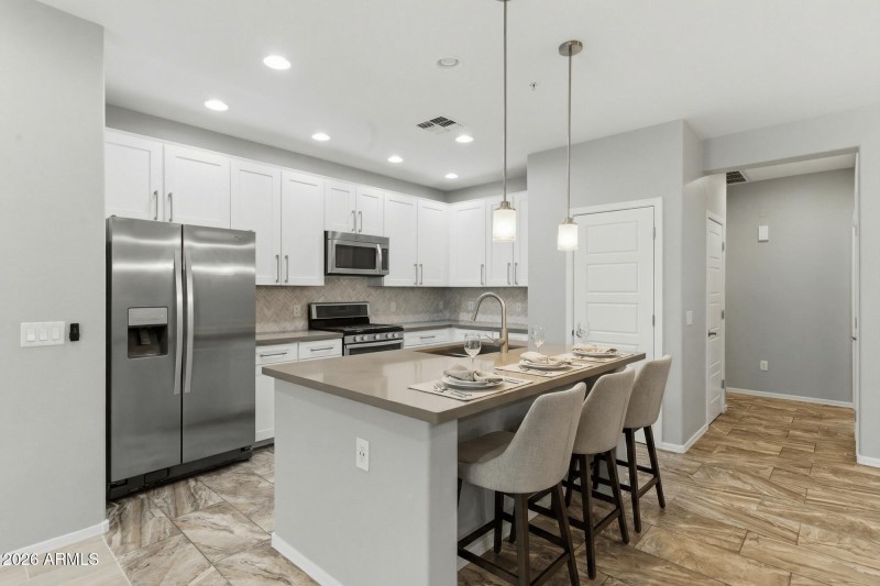Virtually Staged Kitchen