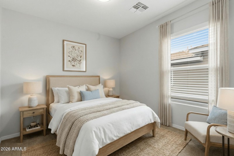 Virtually Staged Bedroom 2