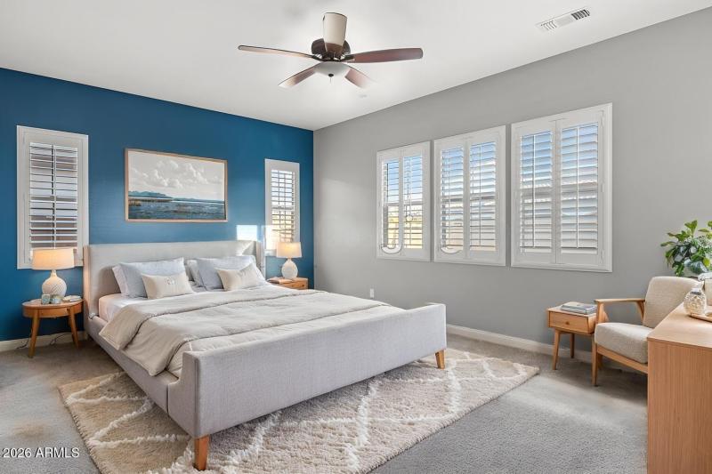 Staged Bedroom