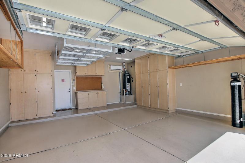 Storage, Soft water and Cabinets