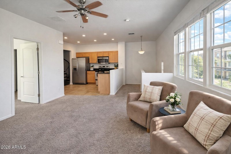 Living Room and Kitchen