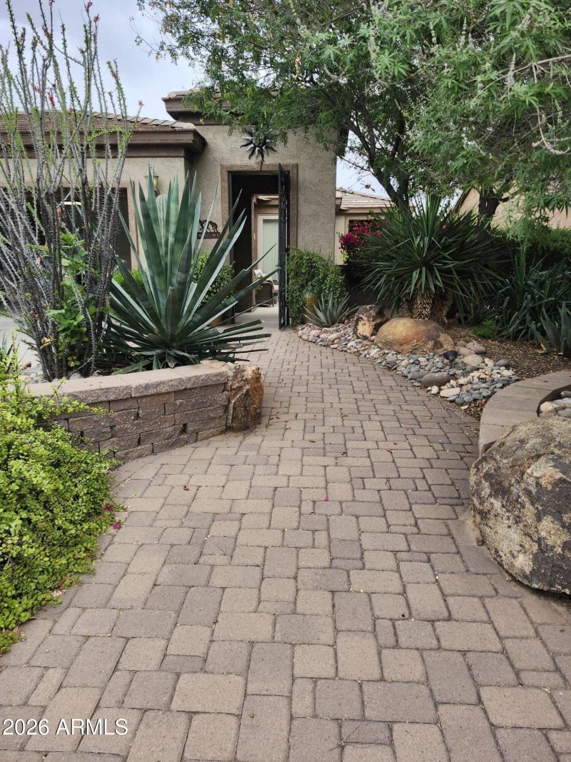 Pavered Entry