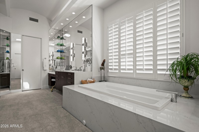 Separate Vanities/Closets/Water Closets