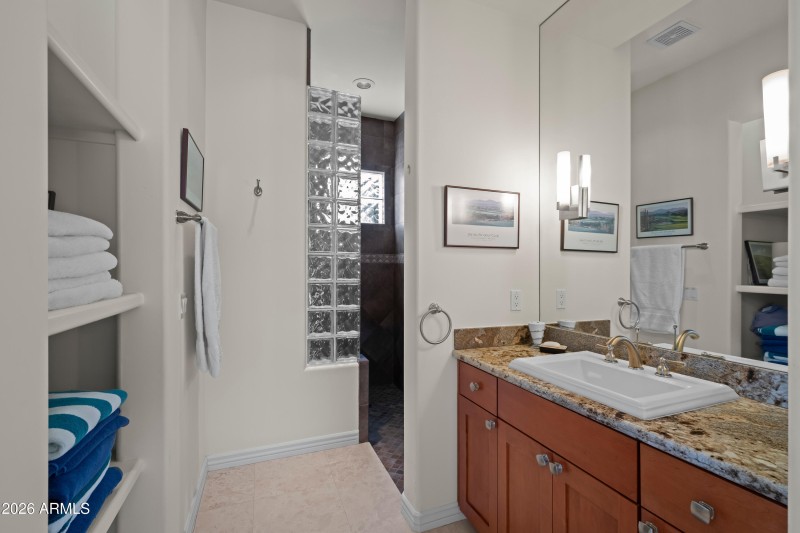 Pool Bathroom in Casita
