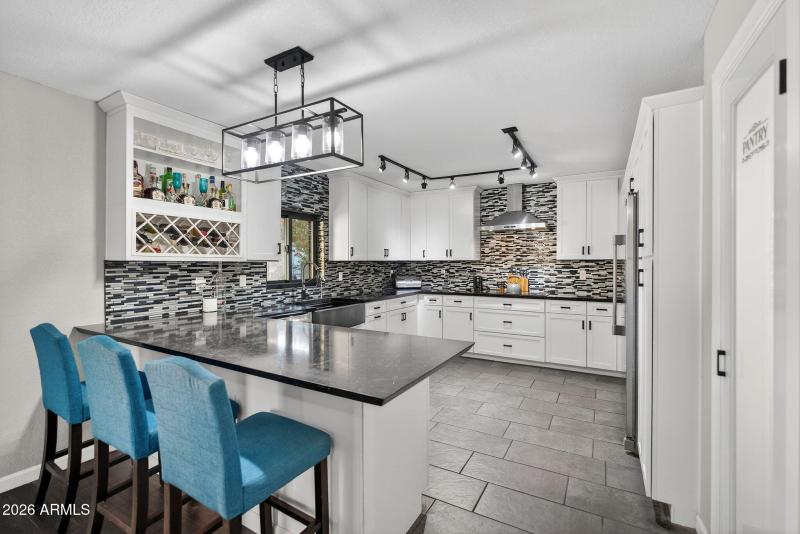 Remodeled kitchen