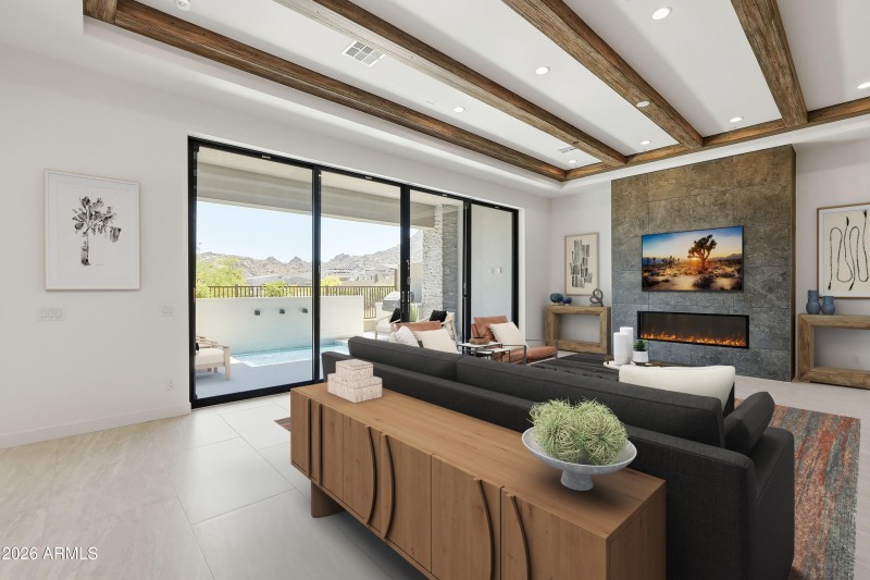 Virtually Staged Great Room