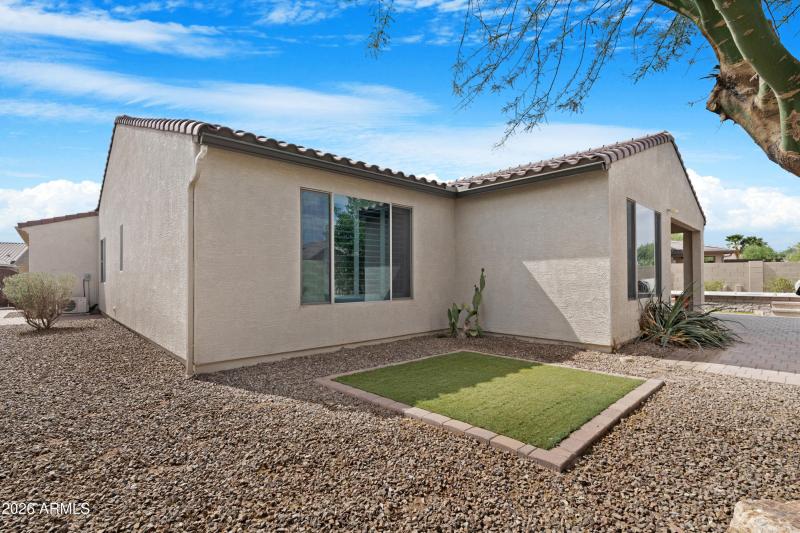 Backyard + Side Yard