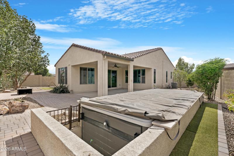 Backyard + Pool
