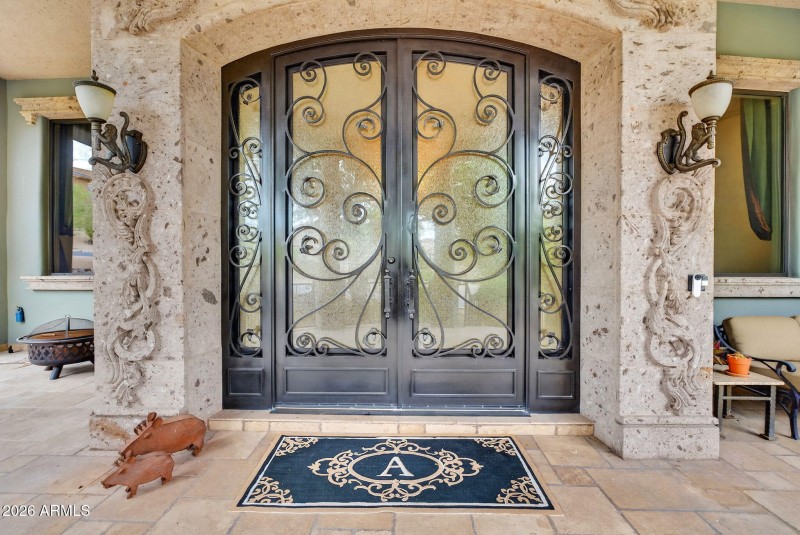 Iron Front Door