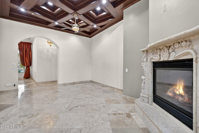 Living Room with Fireplace