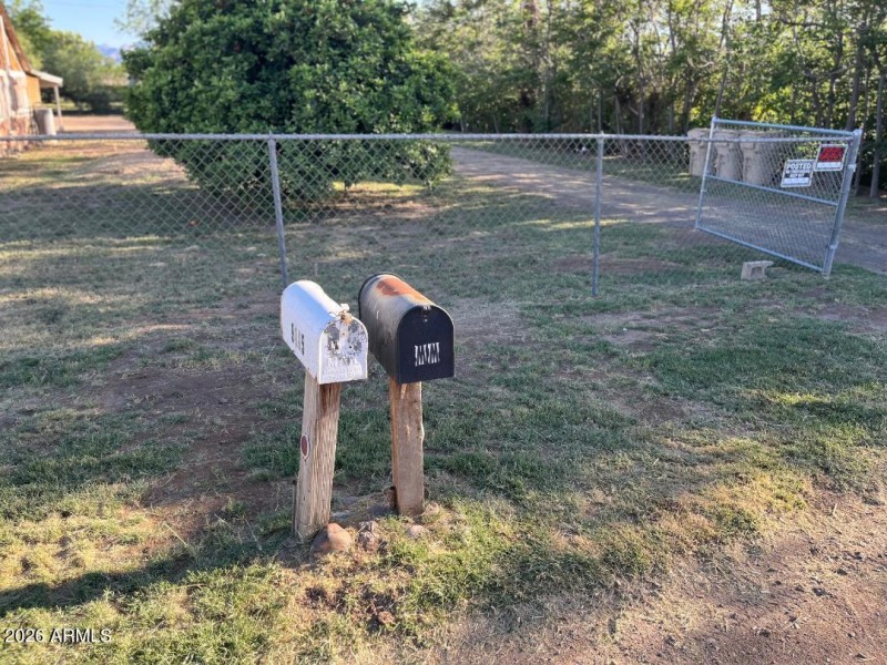 Mailboxes for both houses