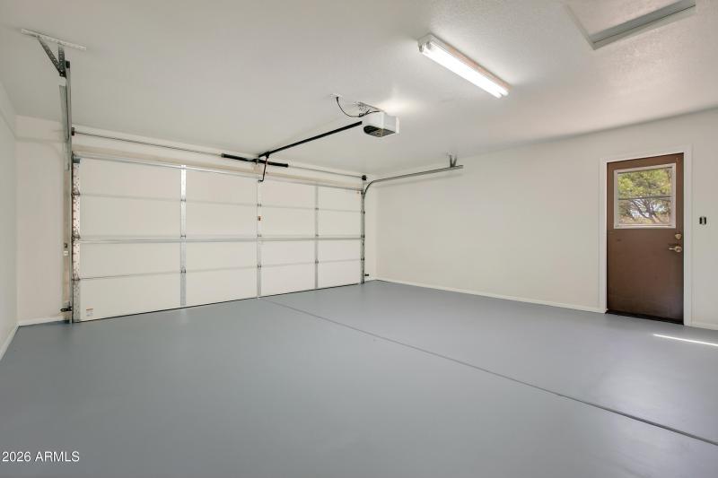 FRESHLY PAINTED GARAGE