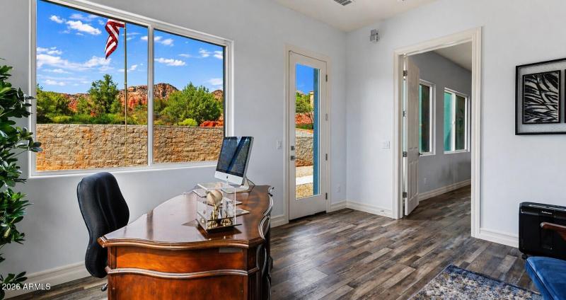 Front 3rd Bedroom with semi views