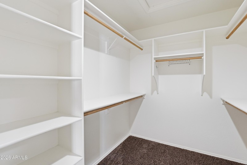 Primary Walk in closet