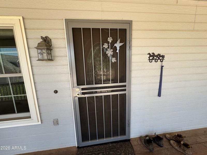 Iron Hummingbird security door